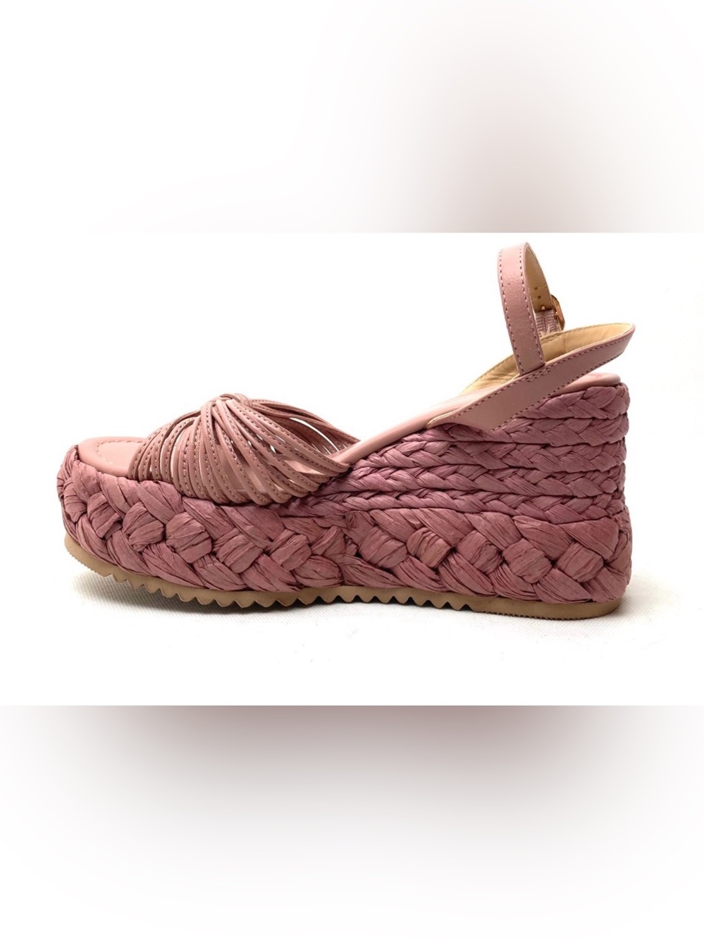 Emanuelle Vee Mauve Platform Espadrille Sandals